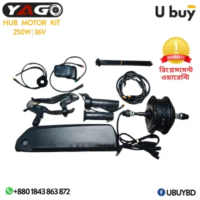 YAGO Smart Electric Cycle Conversion Hub Motor Kit Set (250W | 36V)